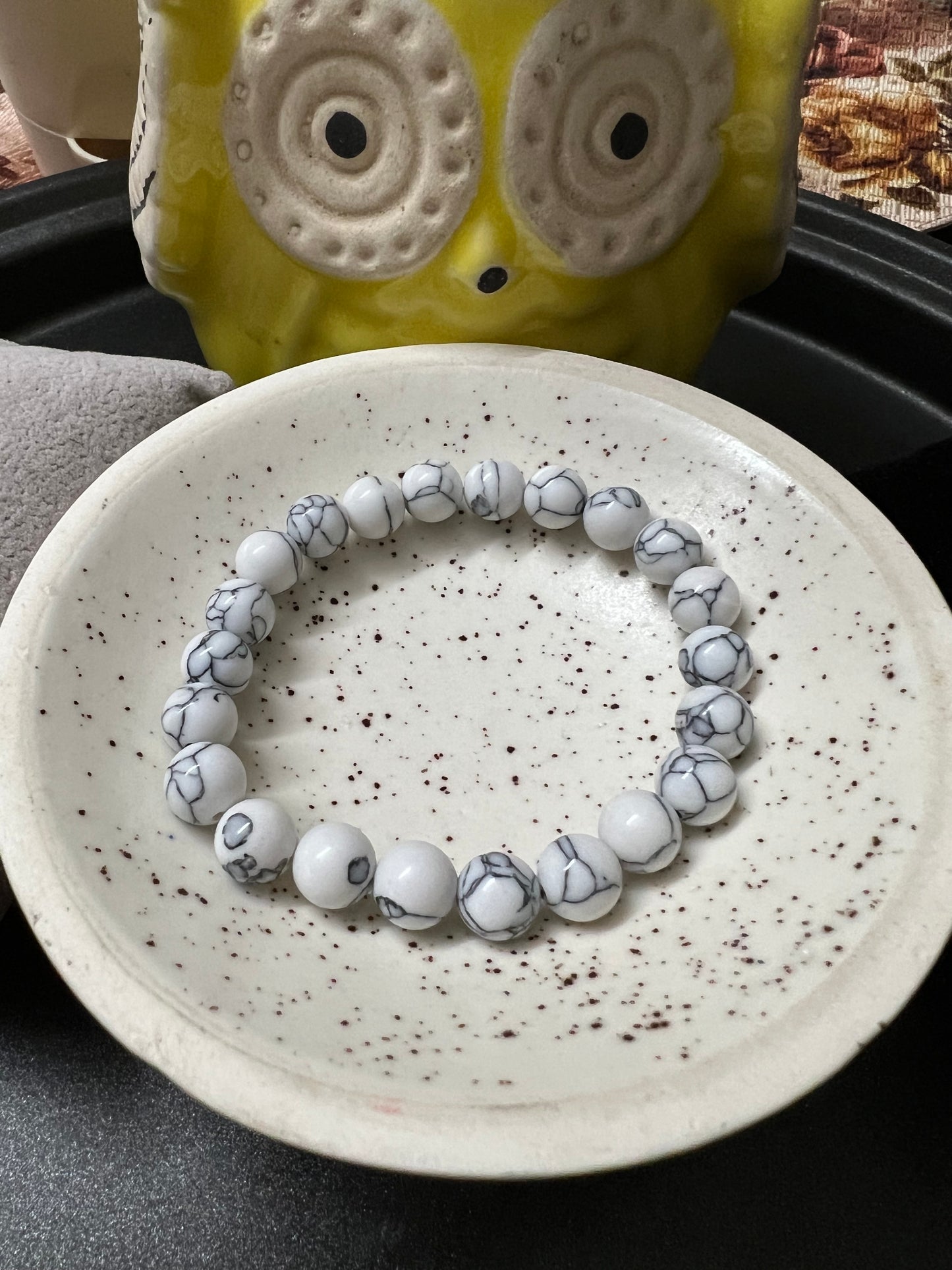 HOK Plain Glass Beads Bracelets - 8mm