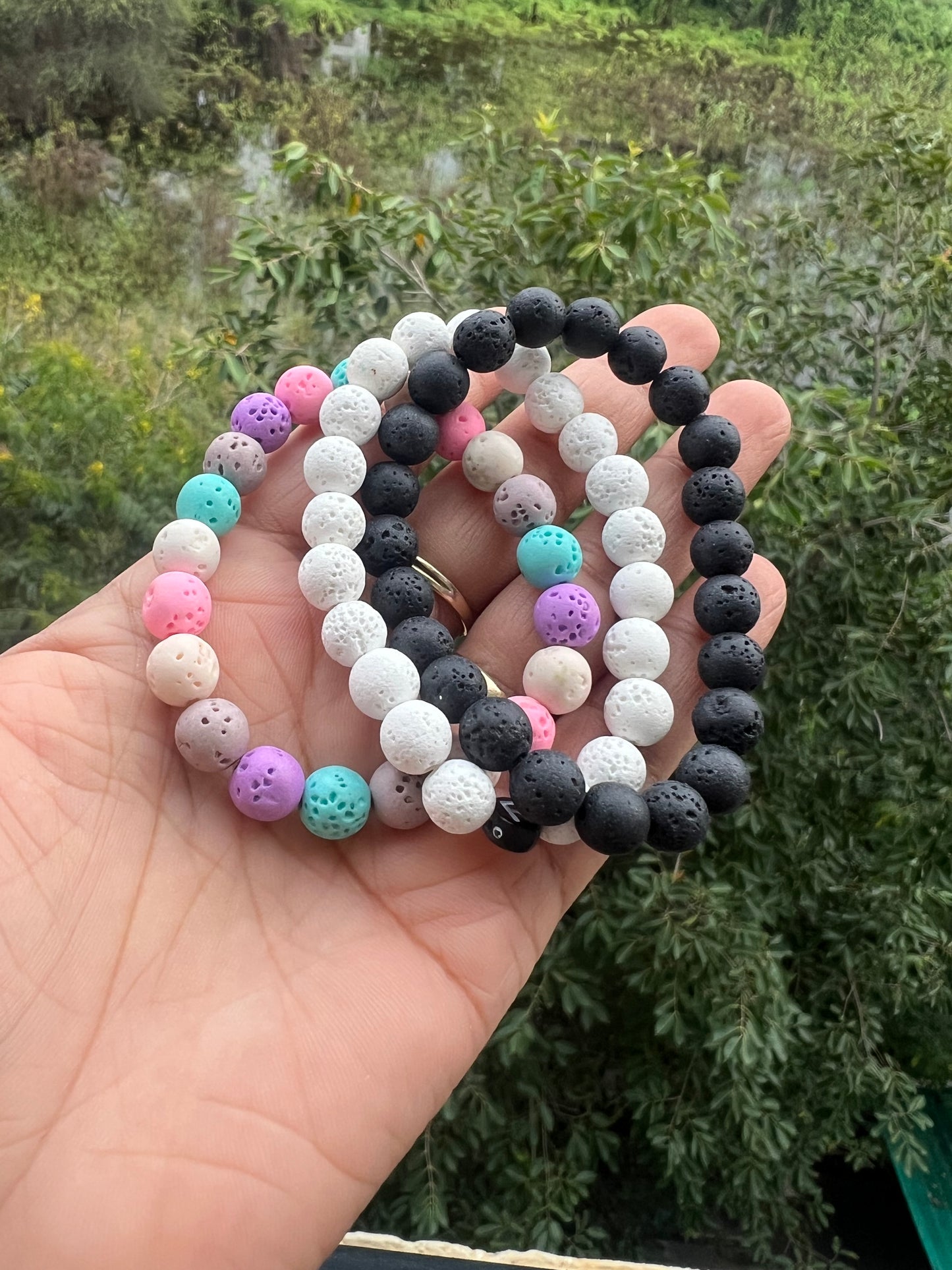 HOK Lava Beads Bracelet - Set of 3