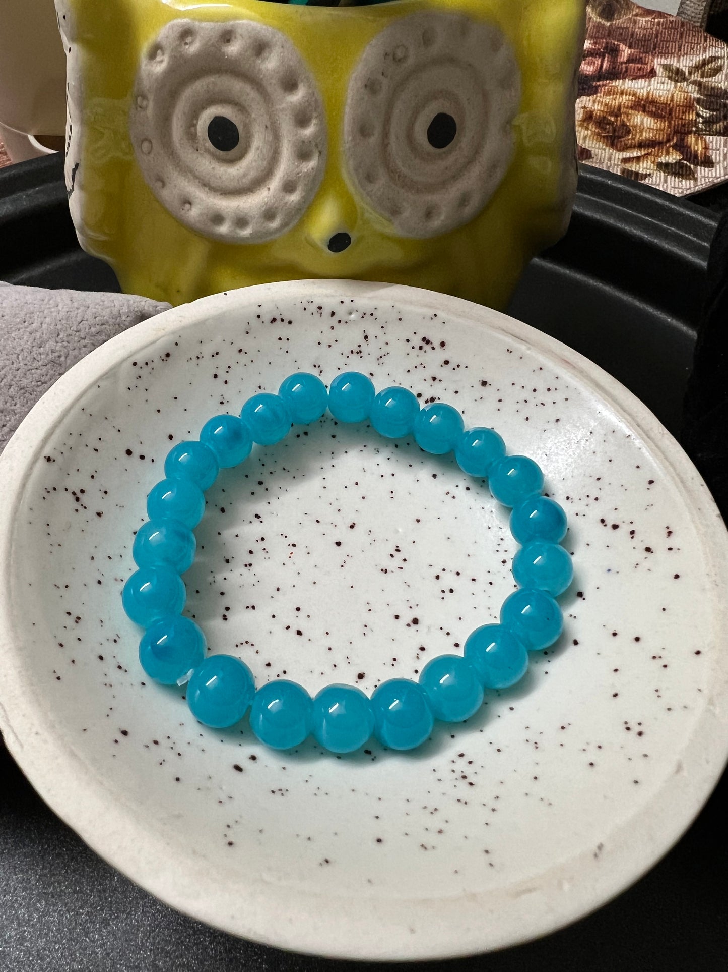 HOK Plain Glass Beads Bracelets - 8mm
