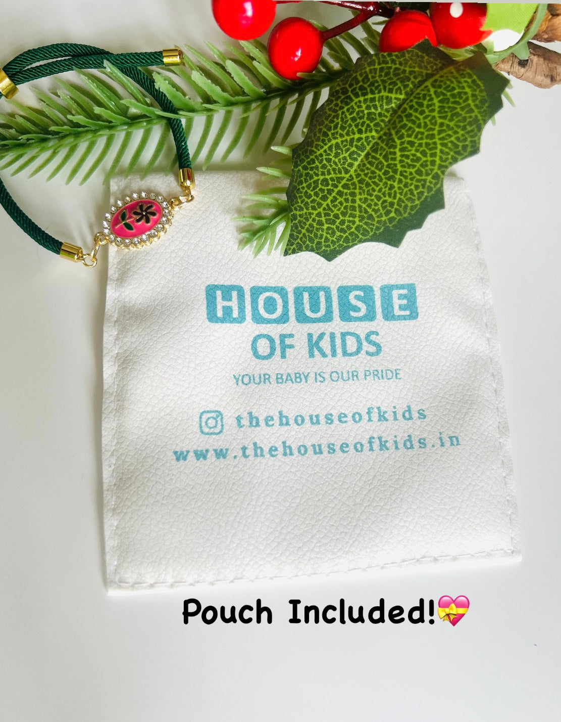 HOK Personalised Name Adjustable Rakhi Thread Bracelet