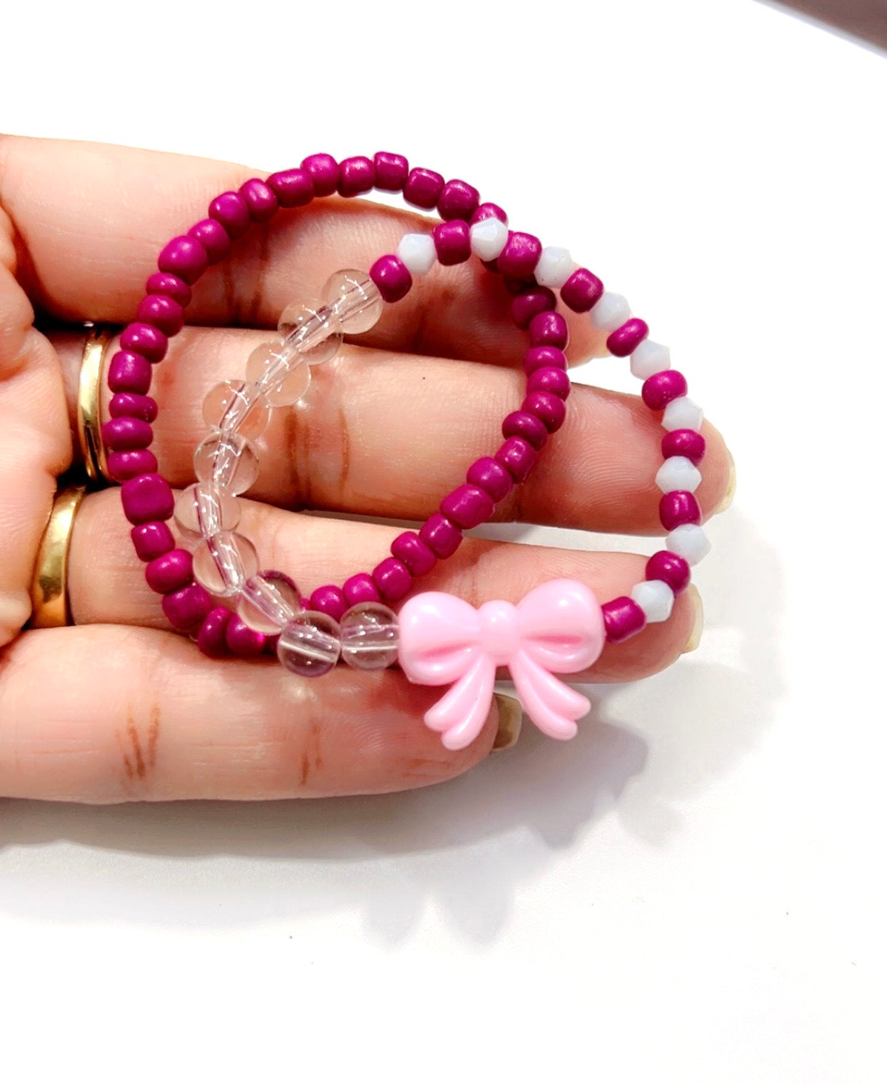 HOK Beautiful Bow Bracelet for Girls - Set of 2 pcs