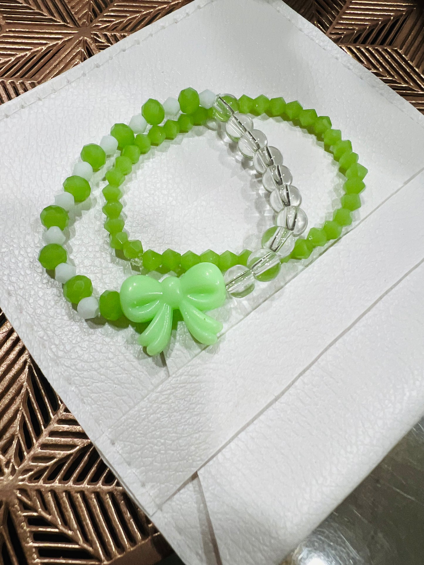 HOK Beautiful Bow Bracelet for Girls - Set of 2 pcs