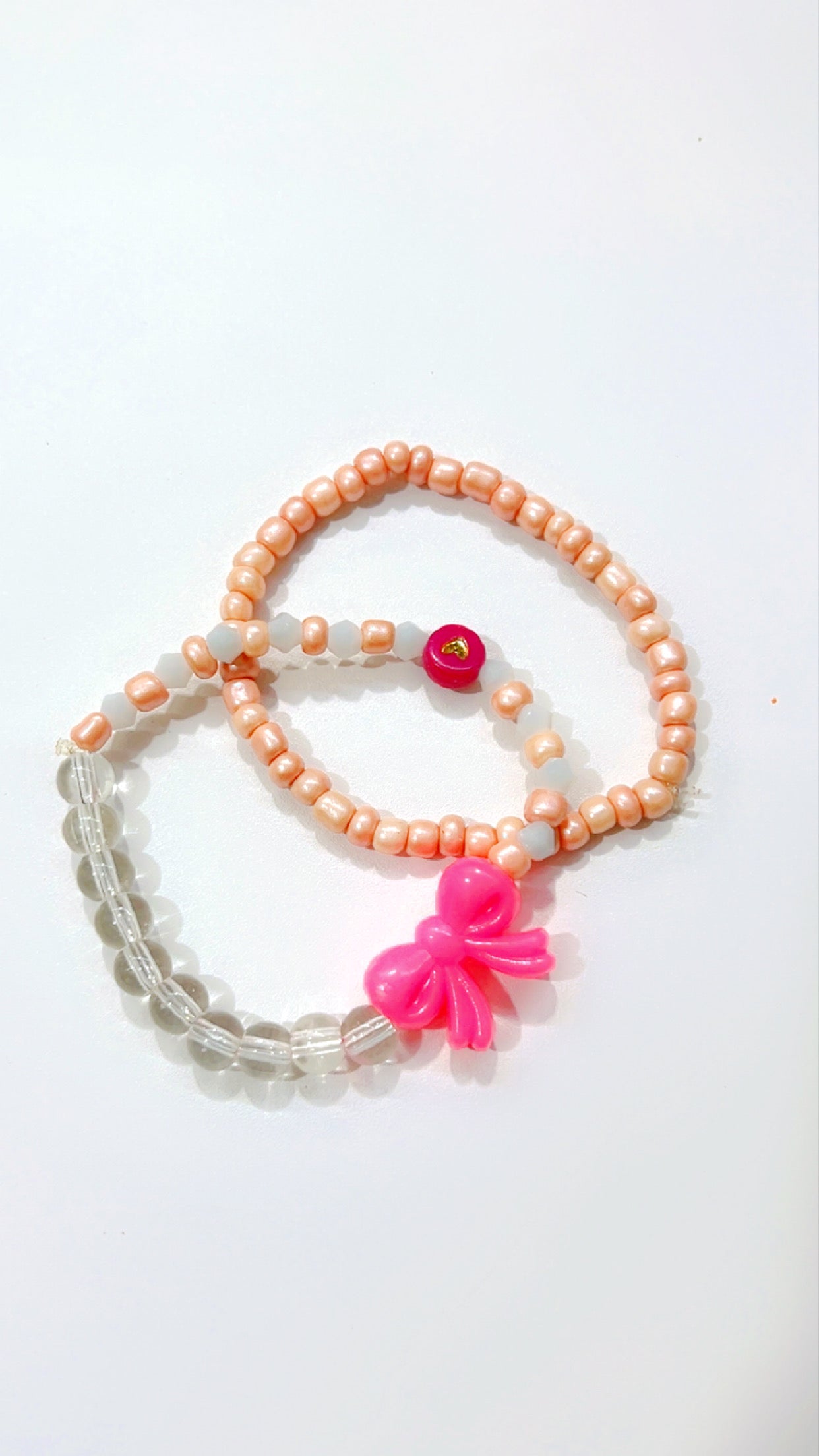 HOK Beautiful Bow Bracelet for Girls - Set of 2 pcs