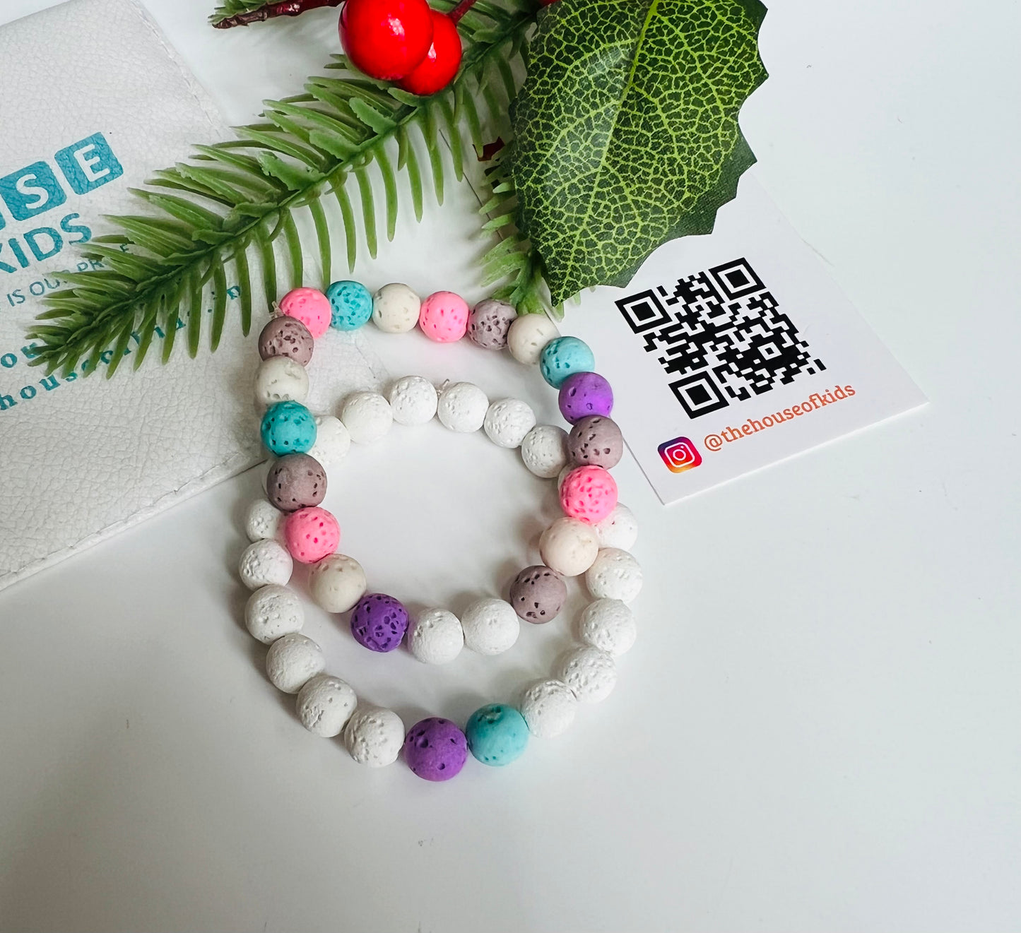 HOK Friendship Bracelets Lava Beads - set of 2