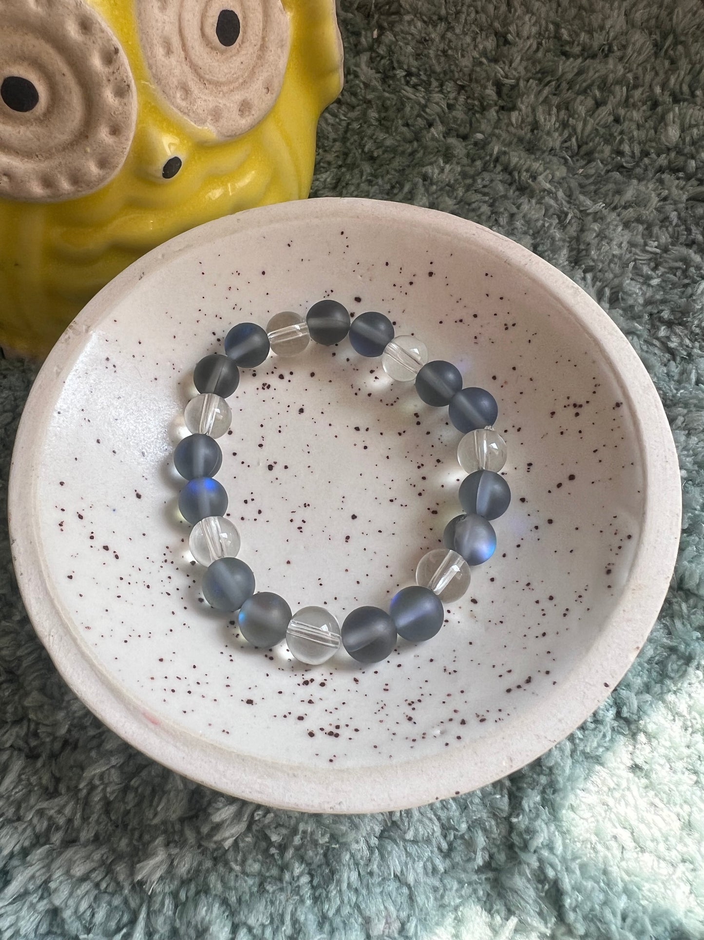 3d Beads Bracelet - Grey/Blue and Green/Blue Shade
