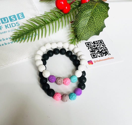 HOK Friendship Bracelets Lava Beads - set of 2