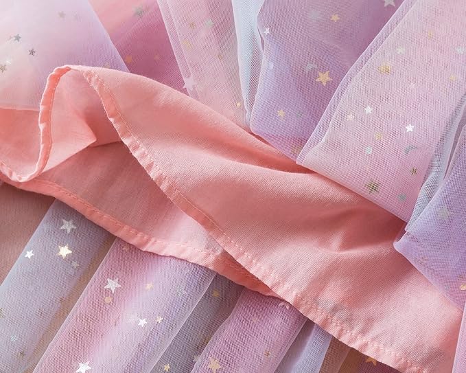 HOK Rainbow Mesh Party Dress