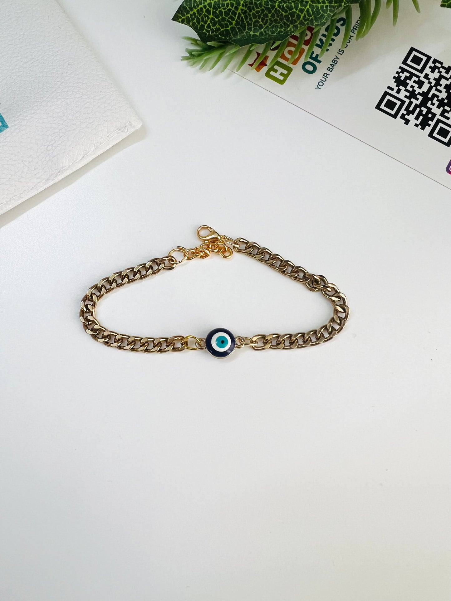 HOK Evil Eye Chain Bracelet