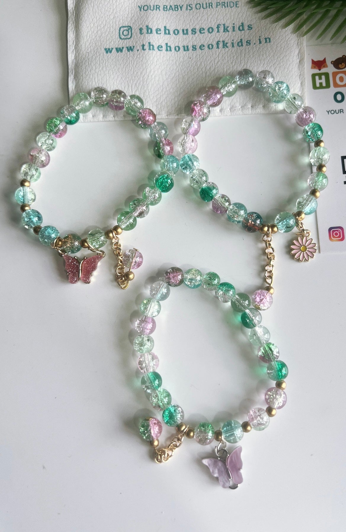 Cracker Beads Bracelet with latkan