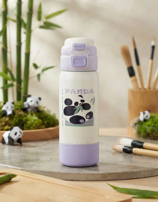 Kids Insulated Steel Bottle Panda