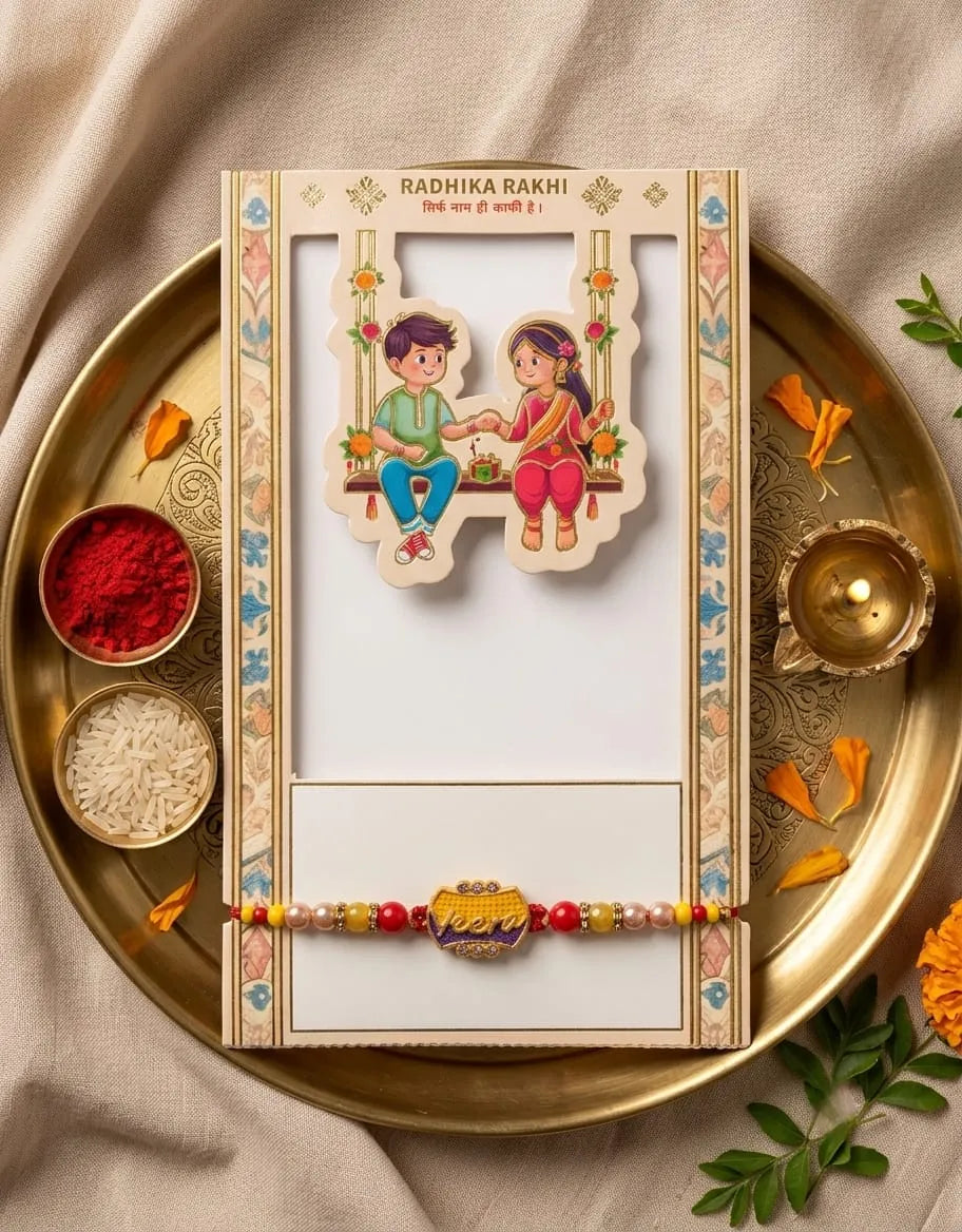 Veera Rakhi for Brother with Premium Gift Card