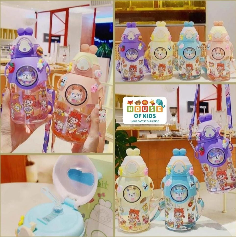 HOK Kids Bear Rabbit Sipper Bottle