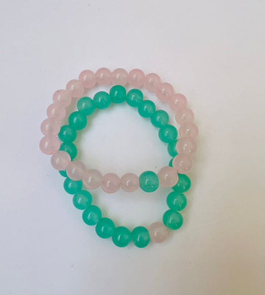 HOK Beads Matching Pair Bracelet for Friends and Couple - All age group - Set of 2