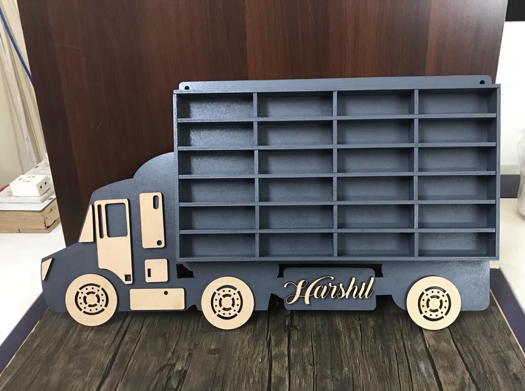 HOK Personalized Hot Wheels Car Organizer Truck