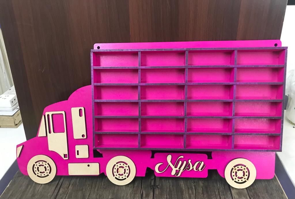 HOK Personalized Hot Wheels Car Organizer Truck