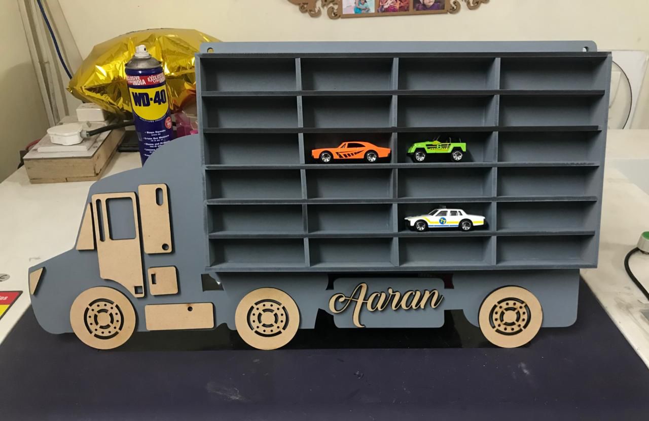 HOK Personalized Hot Wheels Car Organizer Truck