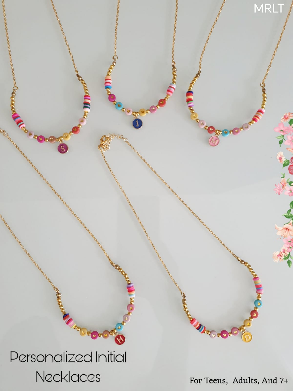 HOK Pretty Personalised Initial Necklace