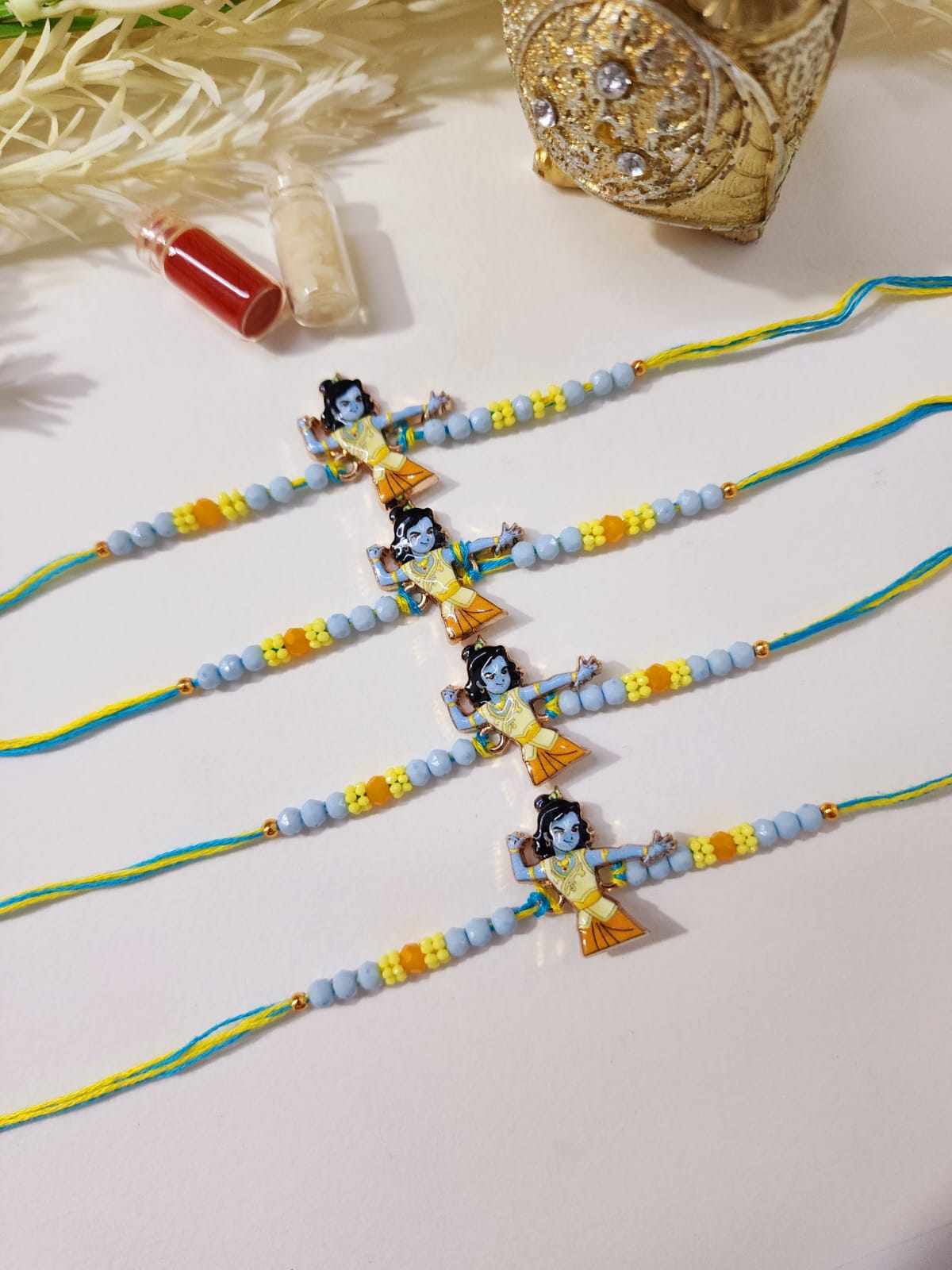 HOK Unicorn/Jai Shree Ram Rakhi- Pack of 3pc