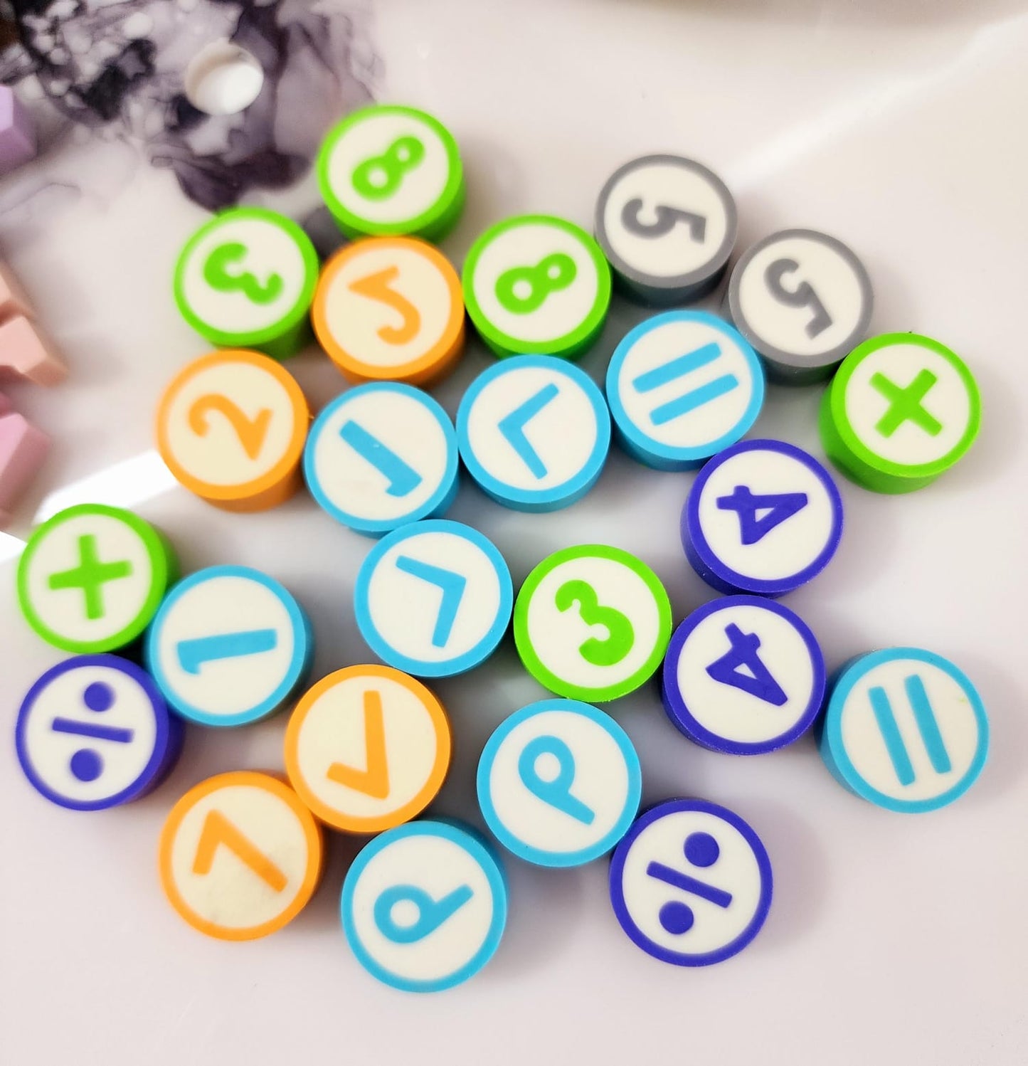 HOK Mini Alphabet/Number Erasers