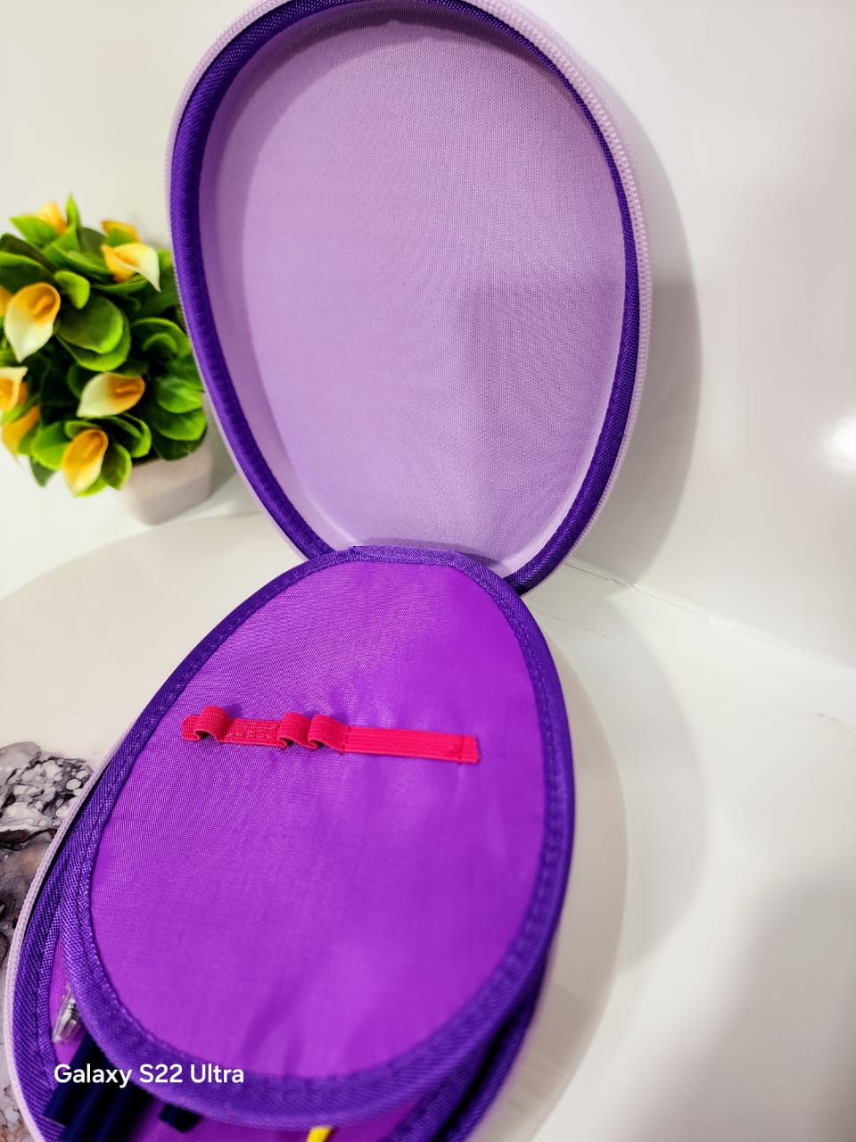 Large Size Hardcase Oval Pencil Case