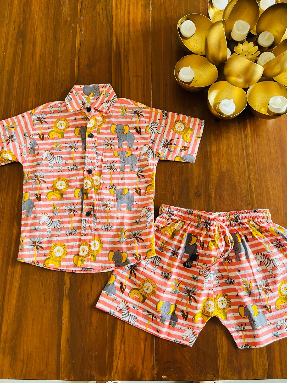 HOK Boys Summer Shirt and Shorts Beautiful Coord Set