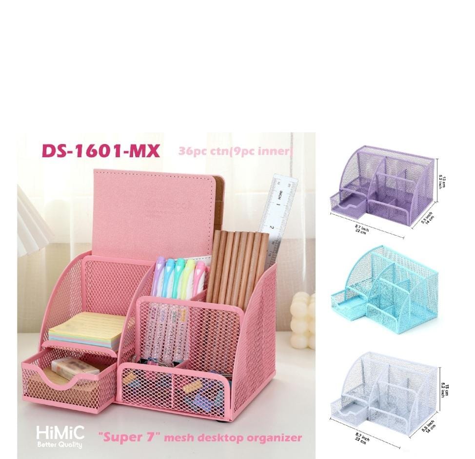 HOK Multifunctional Metal Desk Organizer