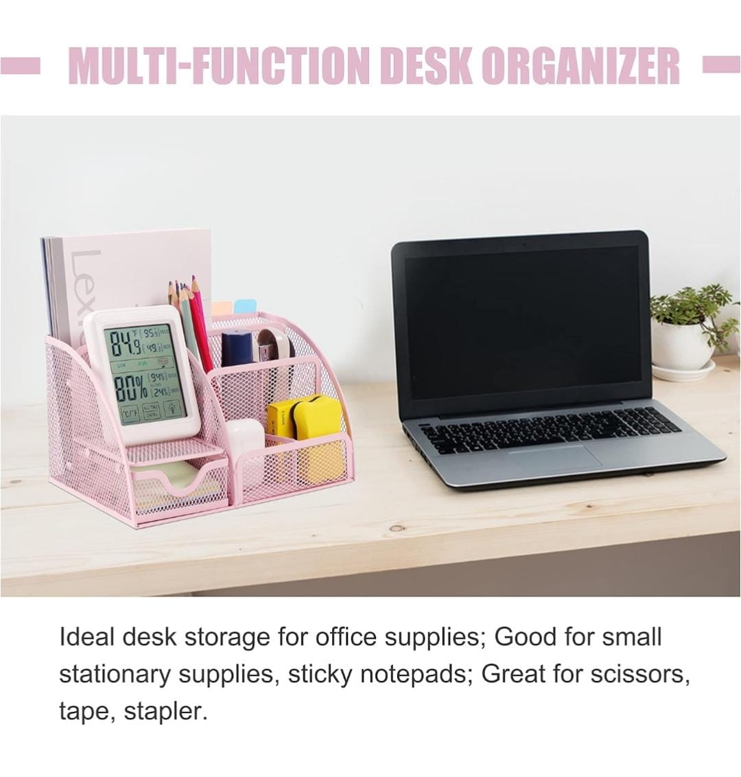 HOK Multifunctional Metal Desk Organizer
