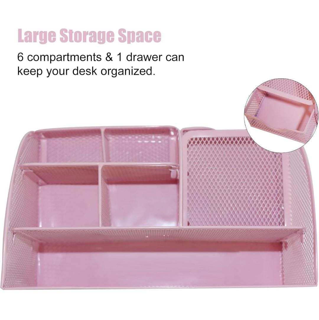 HOK Multifunctional Metal Desk Organizer