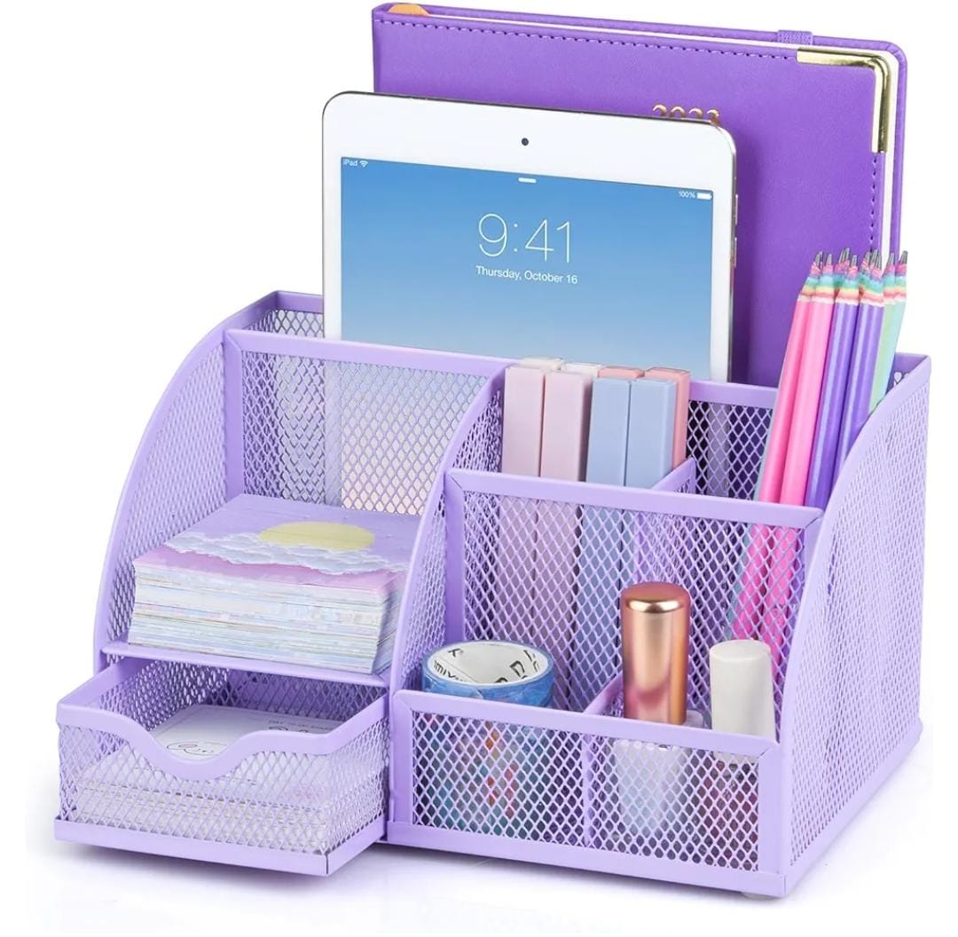 HOK Multifunctional Metal Desk Organizer
