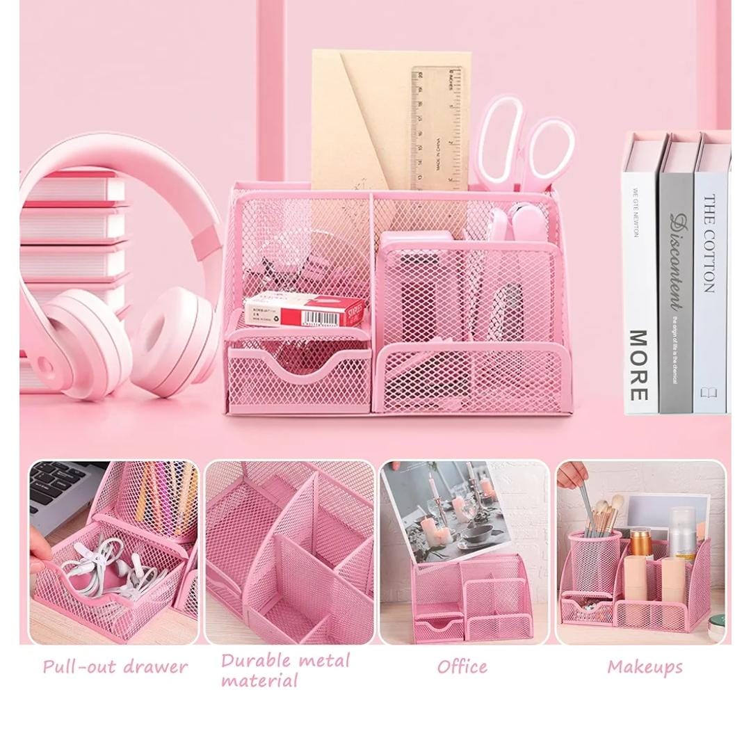 HOK Multifunctional Metal Desk Organizer