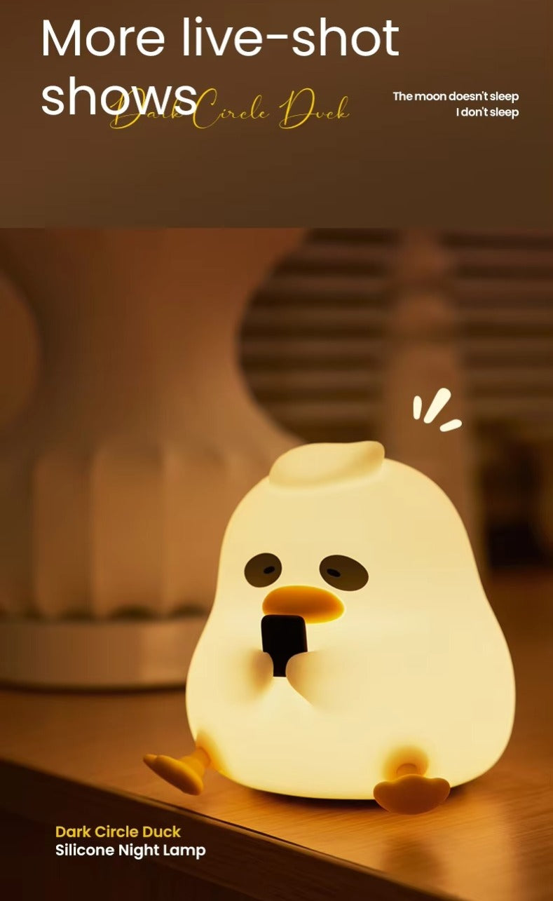 HOK Cute Silicone Duck Lamp
