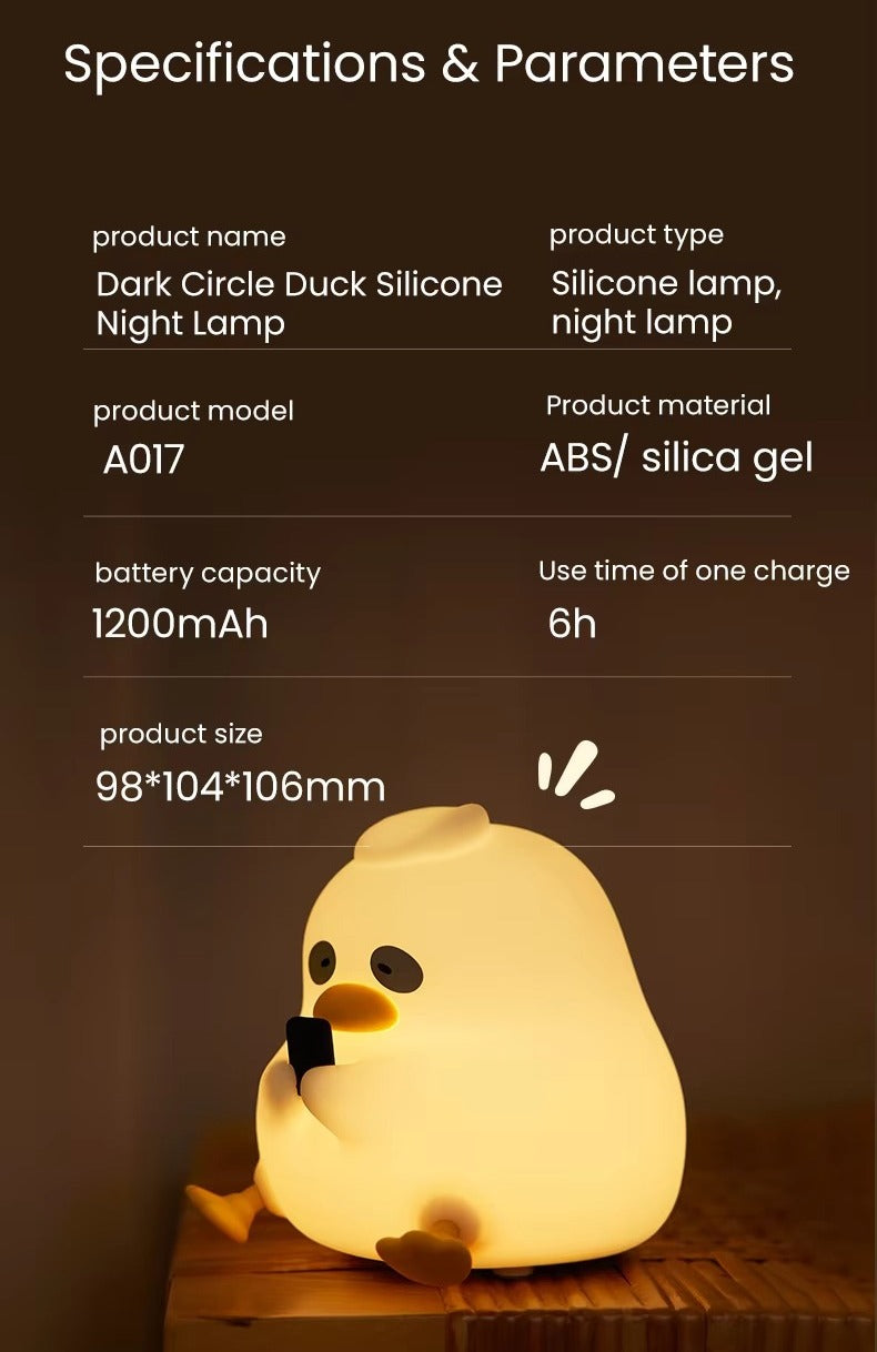 HOK Cute Silicone Duck Lamp