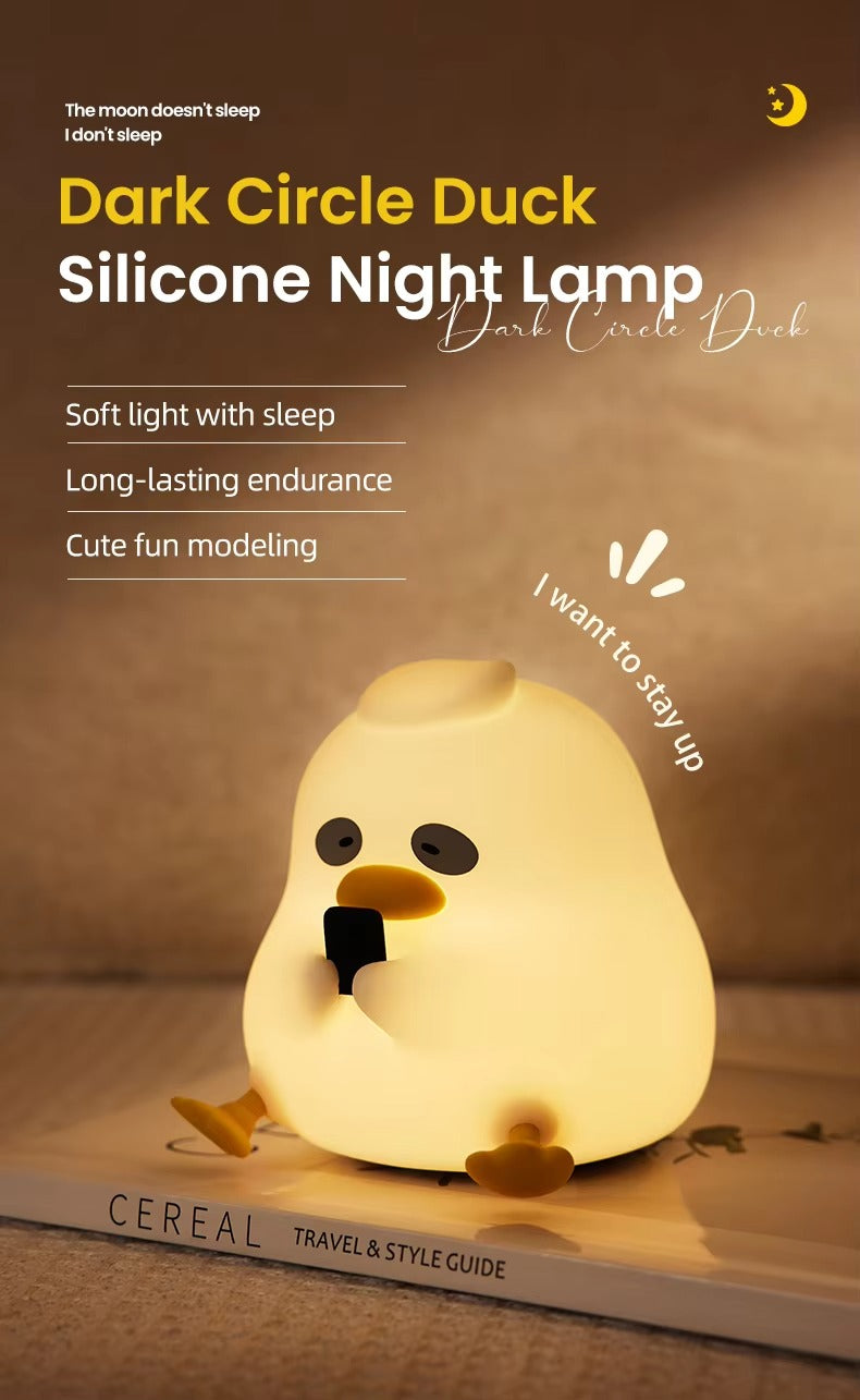 HOK Cute Silicone Duck Lamp