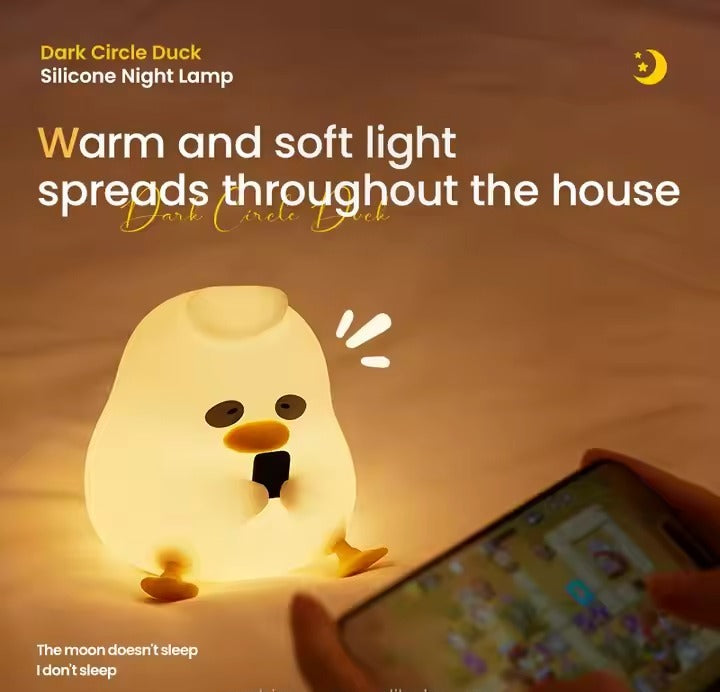 HOK Cute Silicone Duck Lamp