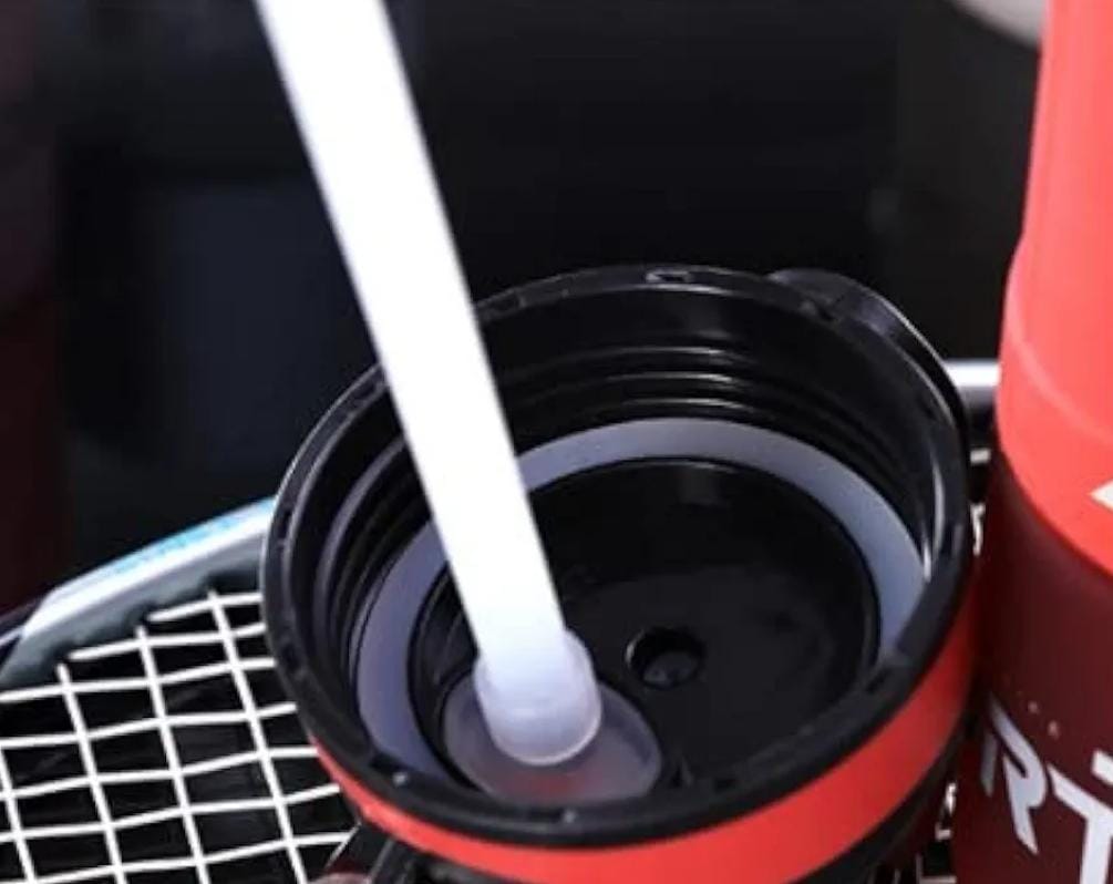 HOK Unbreakable Sports Bottle with Sipper & Straw 700ml- Random Color