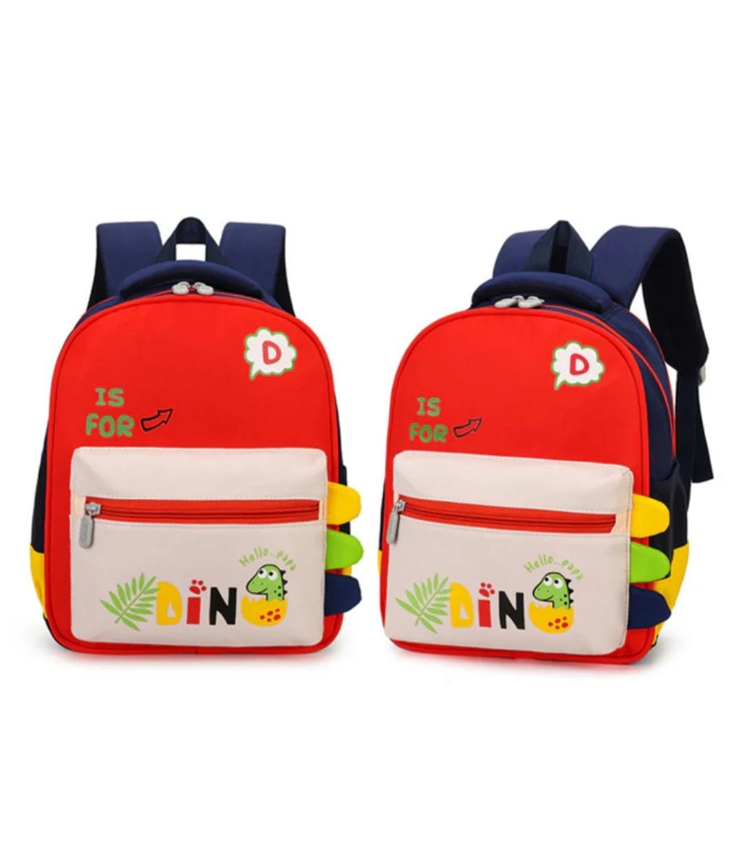HOK Cute 3D Dino Design Backpack for Kids