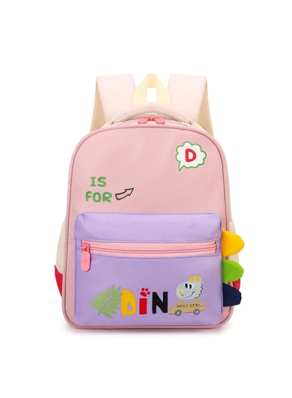 HOK Cute 3D Dino Design Backpack for Kids