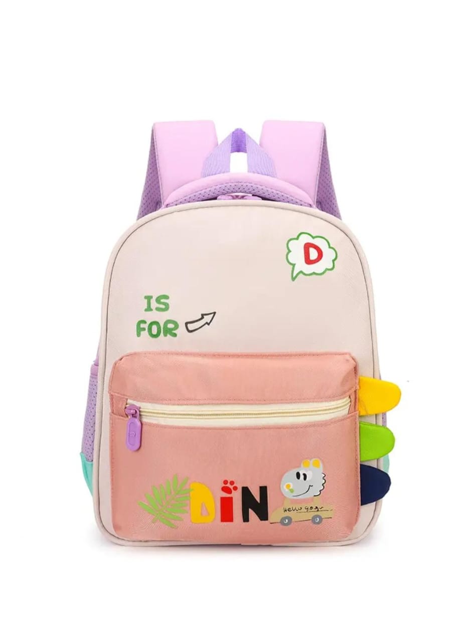 HOK Cute 3D Dino Design Backpack for Kids