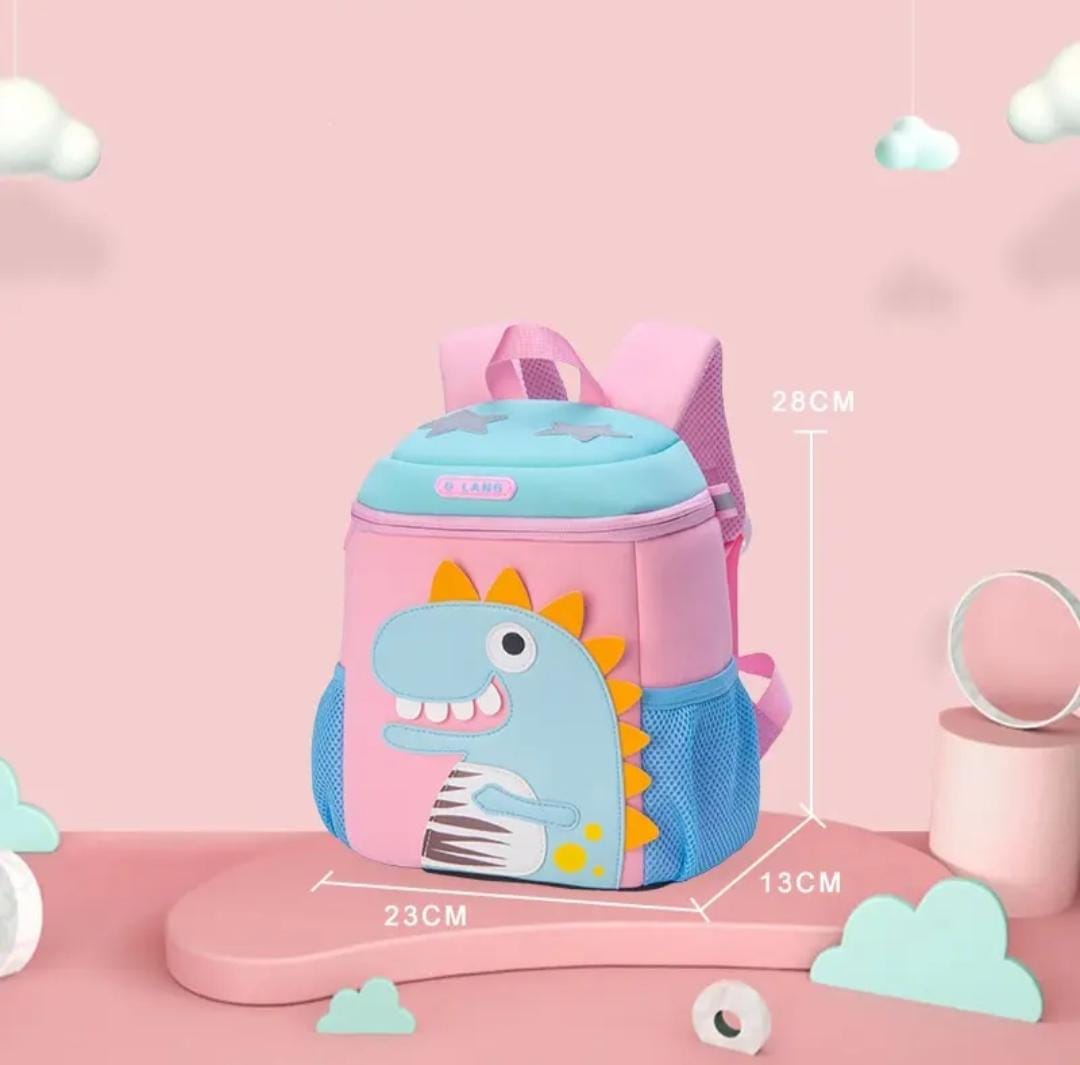 HOK Premium Quality Kids 3D Dino Backpack