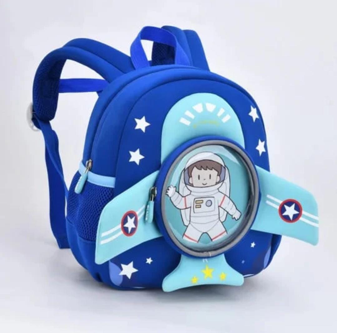 HOK 3D Plane Shape Backpack for Kindergarten Kids