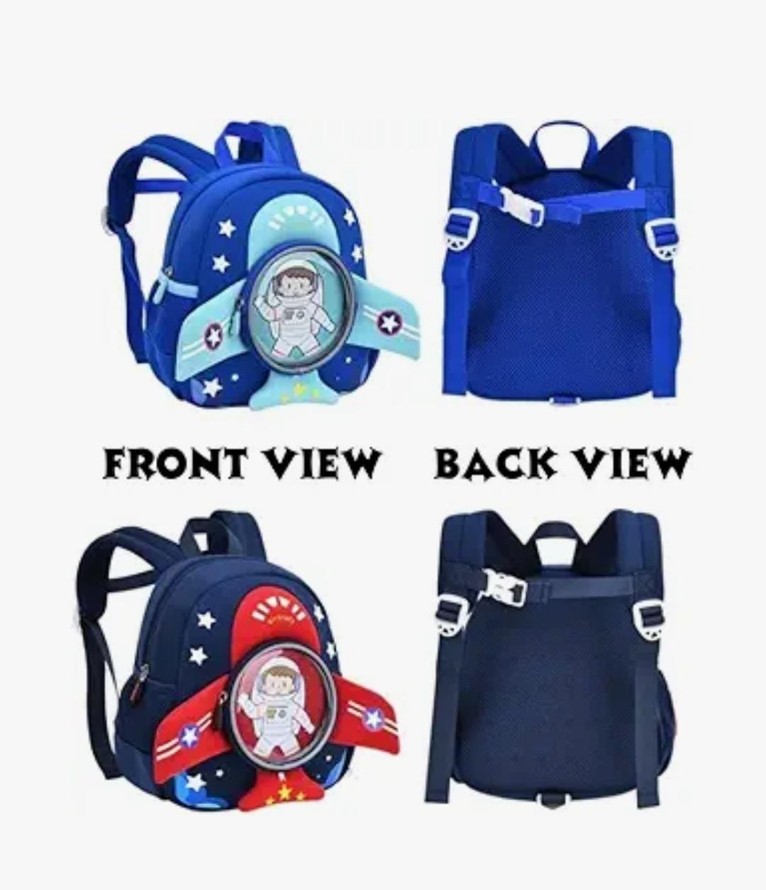 HOK 3D Plane Shape Backpack for Kindergarten Kids