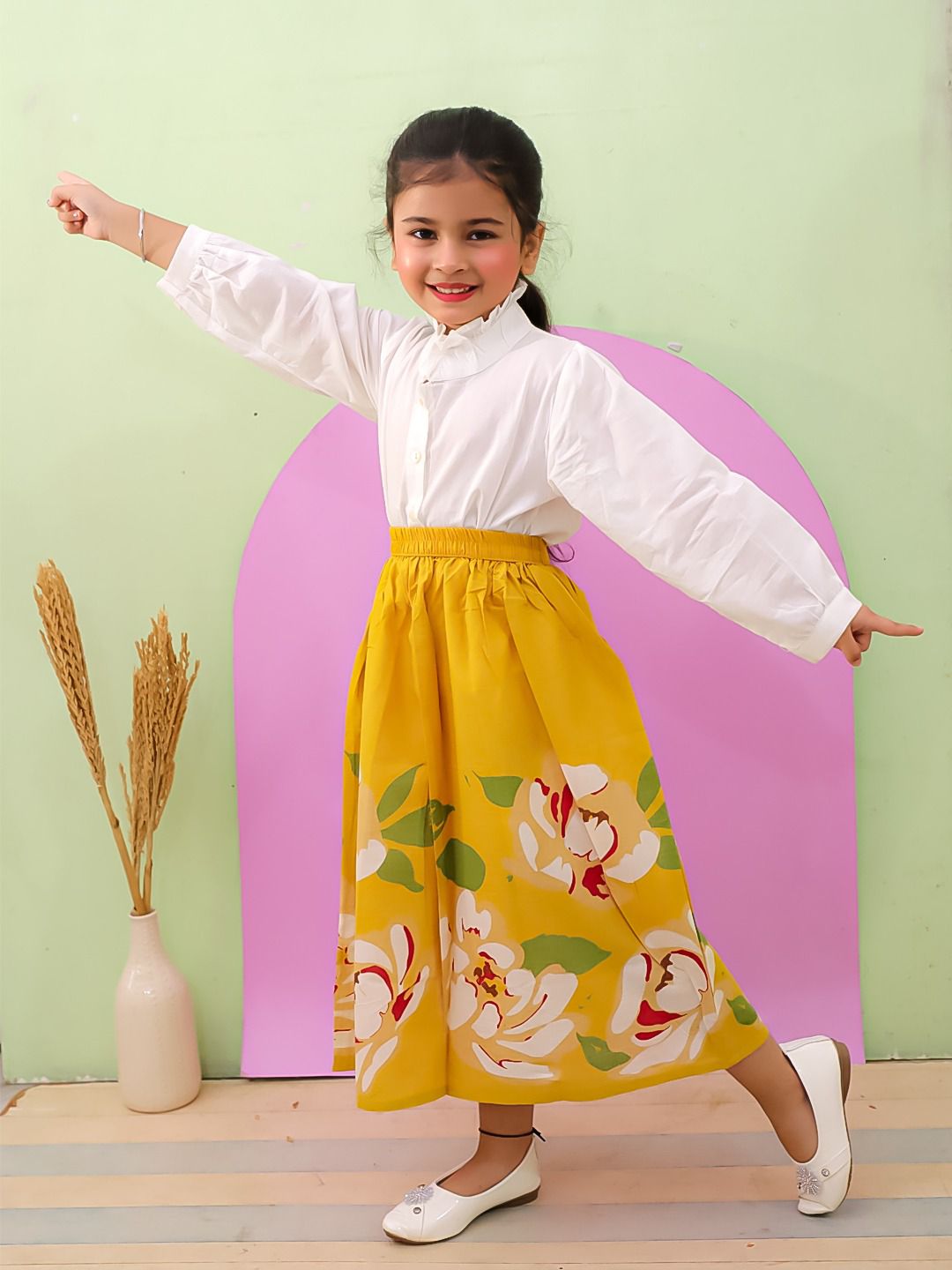 HOK Beautiful Shirt and Skirt Dress