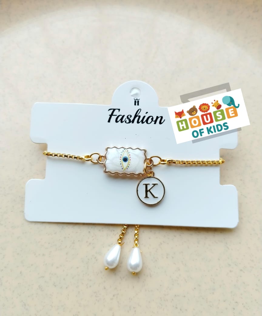 HOK Evil Eye Rakhi/Bracelet without Alphabet