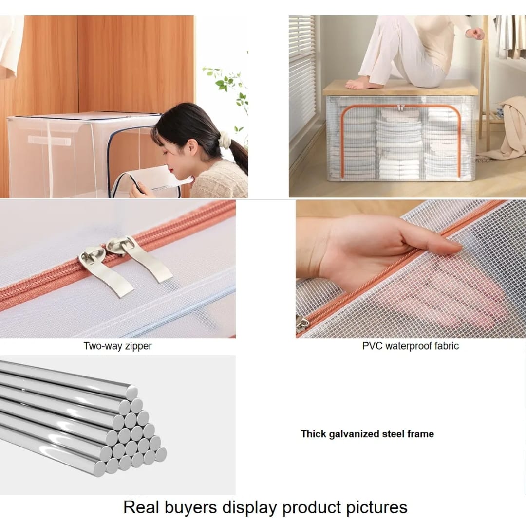 HOK Foldable Large Capacity Storage Organizer- 66L