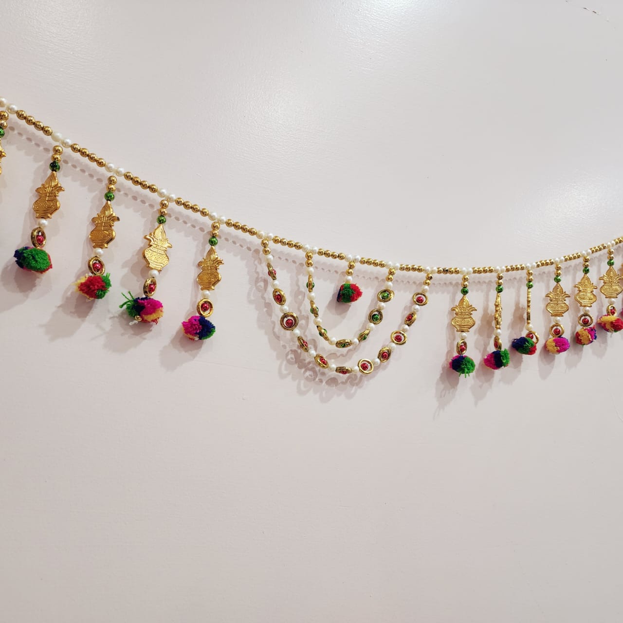 HOK Kalash Pom-Pom Moti Toran