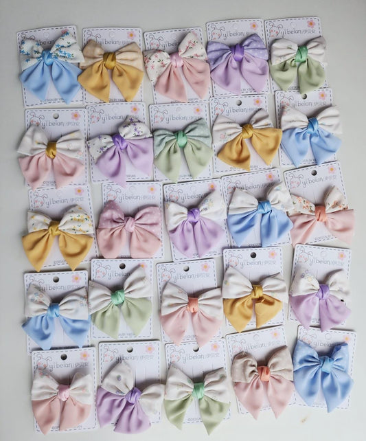 Bow Hair Clips- Pack of 1 pc
