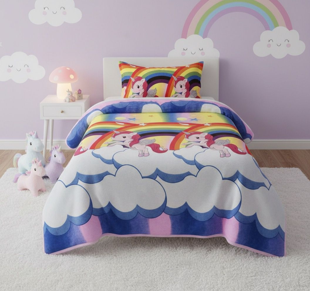 HOK Double Bed Kids Disney Print Blanket