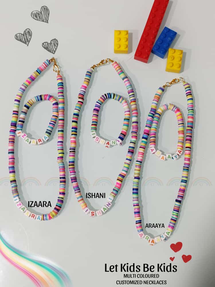 HOK Personalised Name Necklace and Bracelet Combo