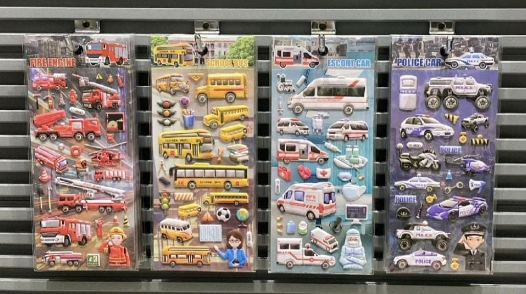 HOK Vehicle Theme 3D Puffy Kawaii Sticker Set- Pack of 1pc