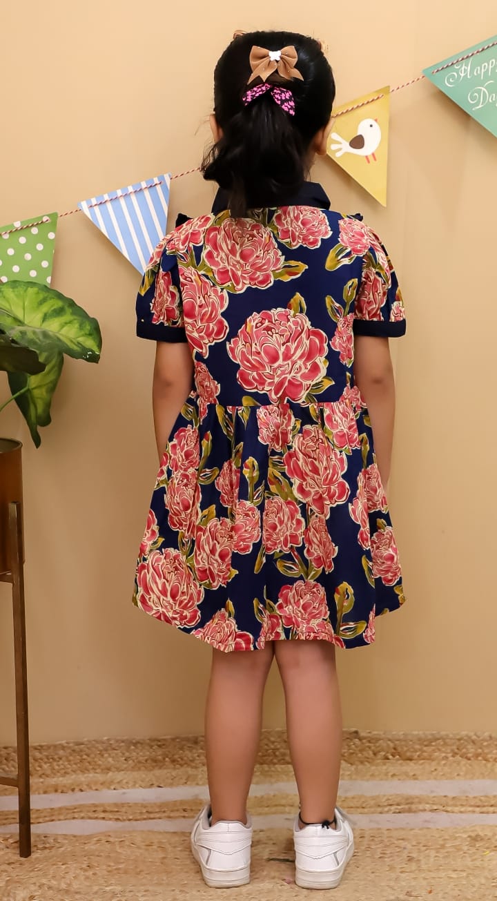 HOK Girls Floral Frock